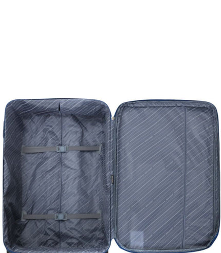 Cinderford Extra Large Soft Shell Suitcase in Blue