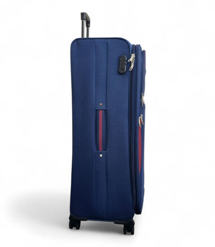 Gosford X-Large Soft Shell Suitcase in Navy Blue