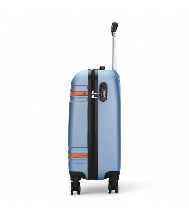 Calgary Cabin Hard Shell Suitcase in Blue