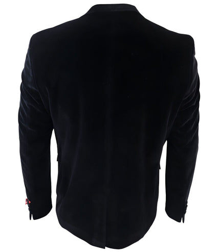 Mens Black Velvet Dinner Tuxedo Suit Jacket Blazer