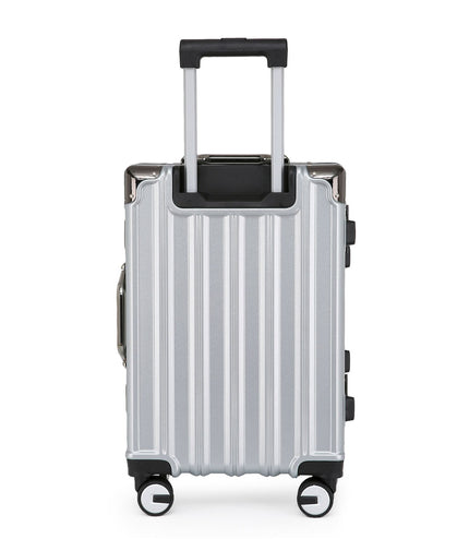 Airdrie Cabin Hard Shell Suitcase in Silver