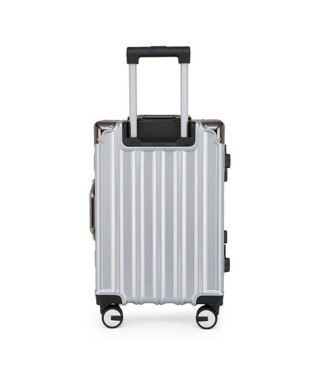 Airdrie Cabin Hard Shell Suitcase in Silver