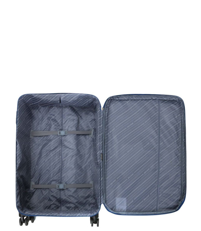 Cinderford Medium Soft Shell Suitcase in Blue