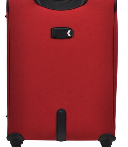 Clevedon Medium Soft Shell Suitcase in Red