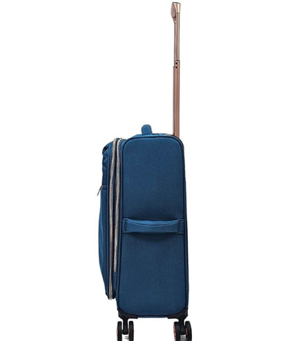 Bexley Cabin Soft Shell Suitcase in Teal