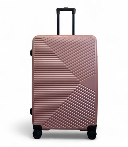 Junee Large Hard Shell Suitcase in Rose Gold