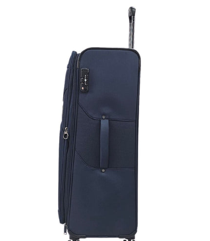 Corby Large Soft Shell Suitcase in Navy