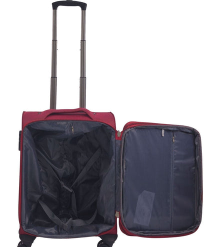 Andover Cabin Soft Shell Suitcase in Burgundy