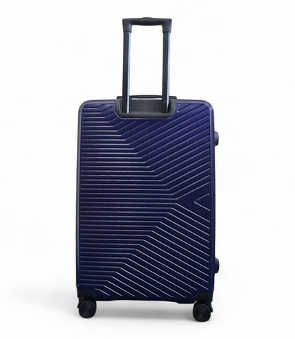 Junee Large Hard Shell Suitcase in Navy Blue