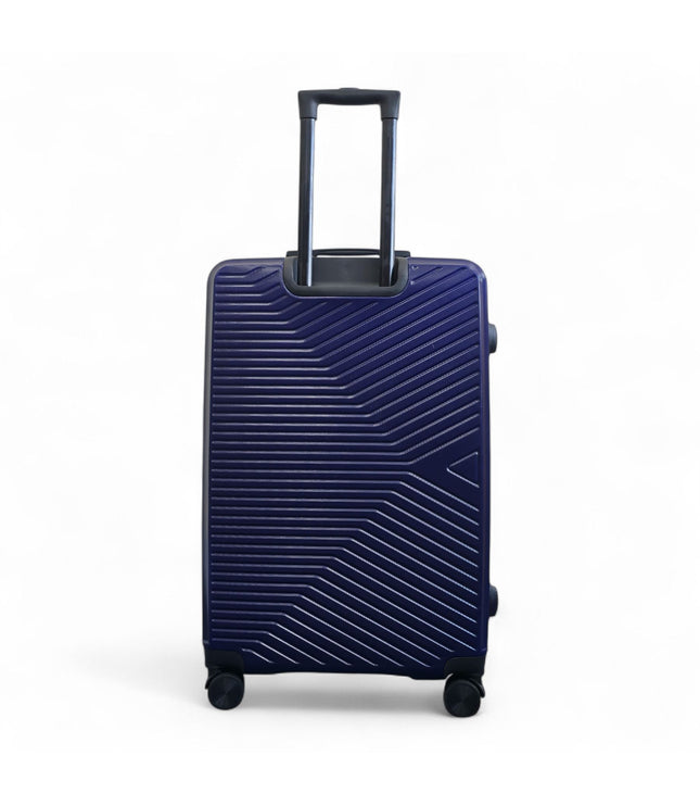 Junee Large Hard Shell Suitcase in Navy Blue