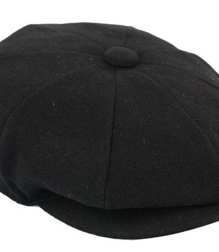 Mens Peaky Blinders Newsboy Wool 8 Panel Gatsby Flat Baker Hat