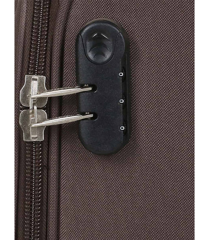 Carrollton Cabin Soft Shell Suitcase in Brown