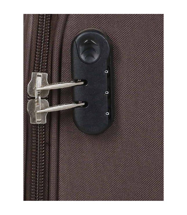 Carrollton Cabin Soft Shell Suitcase in Brown