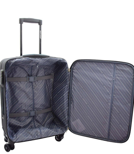 Cinderford Cabin Soft Shell Suitcase in Black