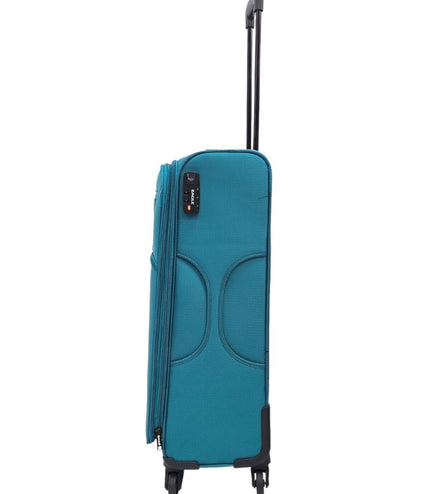 Ashford Medium Soft Shell Suitcase in Teal