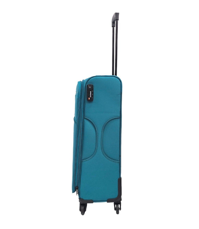 Ashford Medium Soft Shell Suitcase in Teal