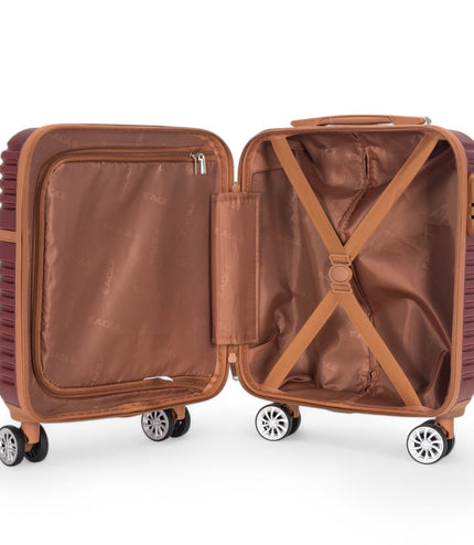 Koga Cabin Hard Shell Suitcase in Burgundy