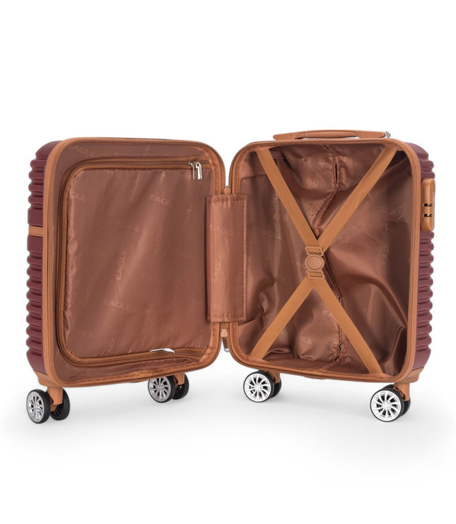 Koga Cabin Hard Shell Suitcase in Burgundy