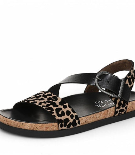 Blowfish Malibu Women's Leopard Brown Footbed Sandals - Lance