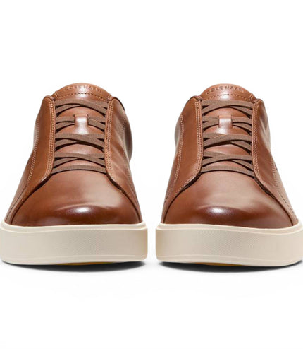 Cole Haan Men's GrandPro Luxe Mile Trainer Brown Suede Sneakers - C43941
