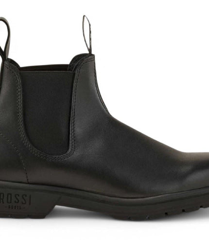 Rossi 301 Endura Black Leather Chelsea Boots