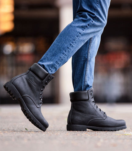 Panama Jack  03 C3 Men's Black Leather Waterproof Ankle Boots