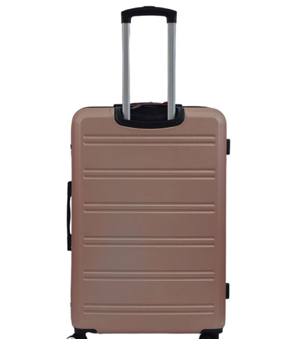 Alford Large Hard Shell Suitcase in Rose Gold