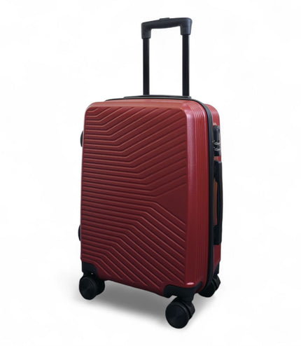 Junee Cabin Hard Shell Suitcase in Red