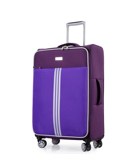 Beverley Large Soft Shell Suitcase in Purple