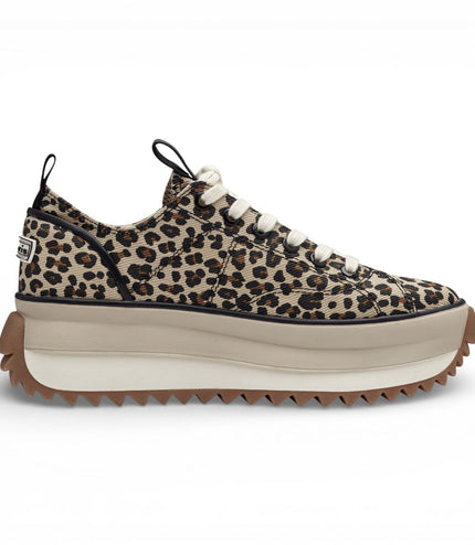 Tamaris Women's Platform Trainers Leopard Print Sneaker Shoes