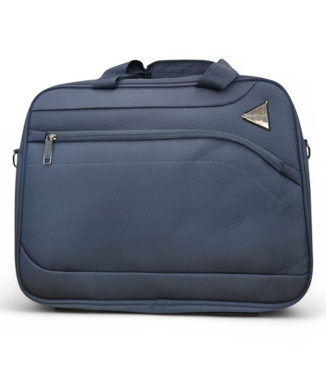 Corby Laptop Bag Soft Shell Suitcase in Grey