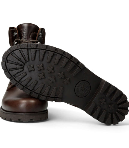 Panama Jack Men's Brown Leather Lace-Up Ankle Boots - PJ03-IGLOO-C45