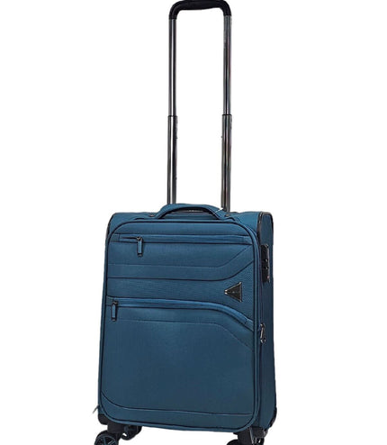 Corby Cabin Soft Shell Suitcase in Teal