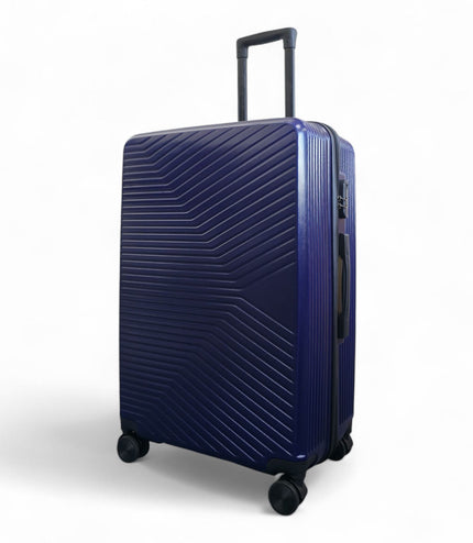 Junee Large Hard Shell Suitcase in Navy Blue