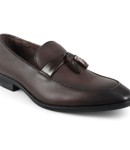 Men's Brown Classic Tassel Loafers Formal Shoes