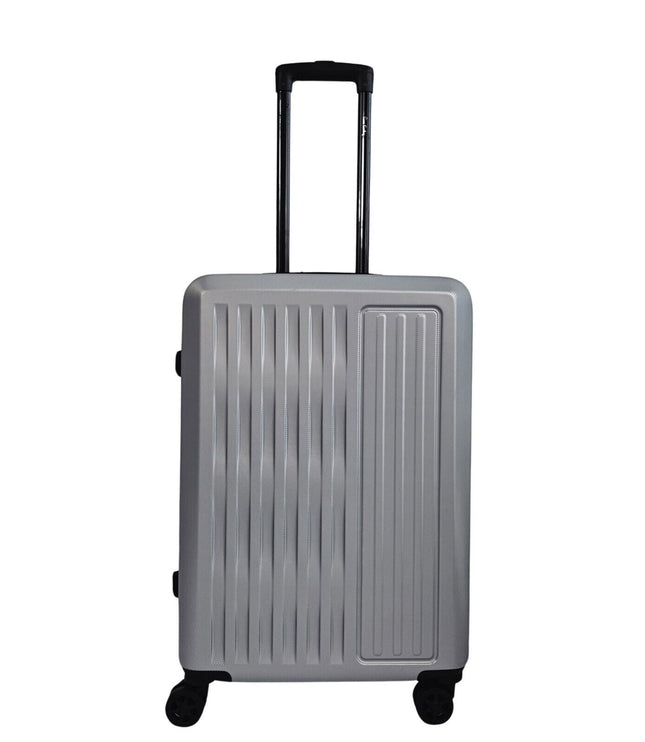 Croydon Medium Hard Shell Suitcase in Silver