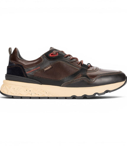 Pikolinos Men's Brown Leather Sneakers Slip-on Trainers Shoes - Aranda