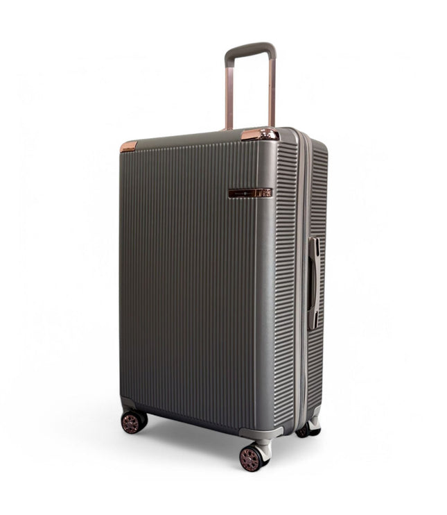 Cowra Large Hard Shell Suitcase in Champagne ( Beige )
