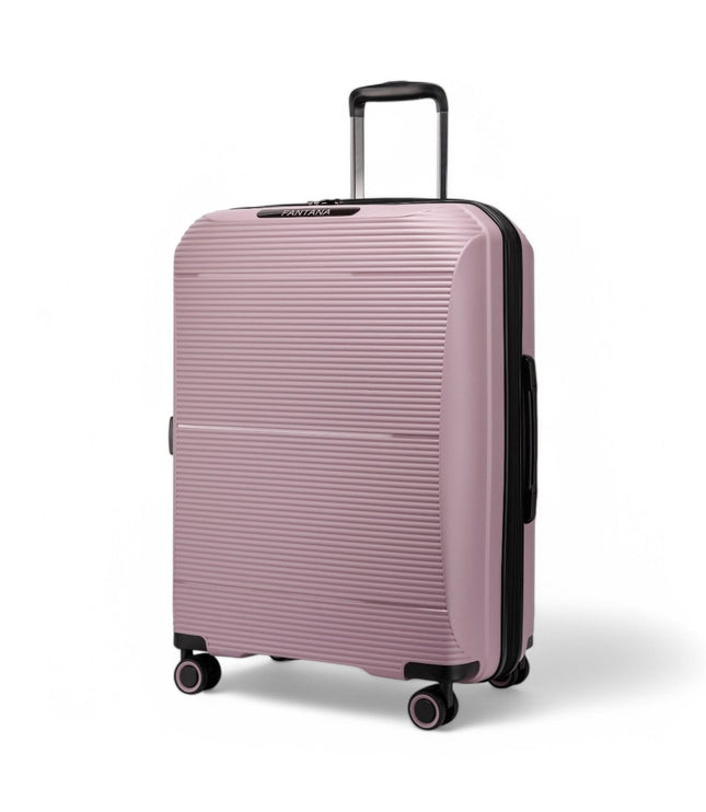 Abiko Large Hard Shell Suitcase in Pink