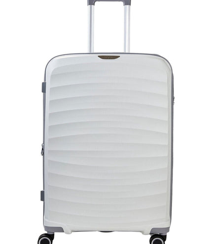 Alton Medium Hard Shell Suitcase in White