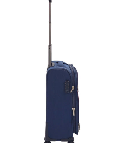 Andover Cabin Soft Shell Suitcase in Navy