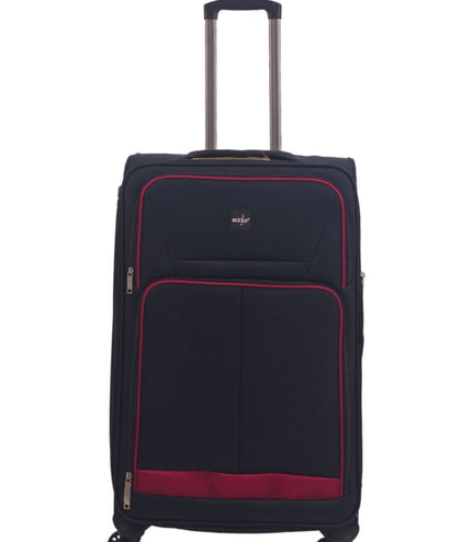 Andover Medium Soft Shell Suitcase in Black