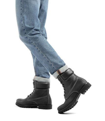 Panama Jack  03 C3 Men's Black Leather Waterproof Ankle Boots