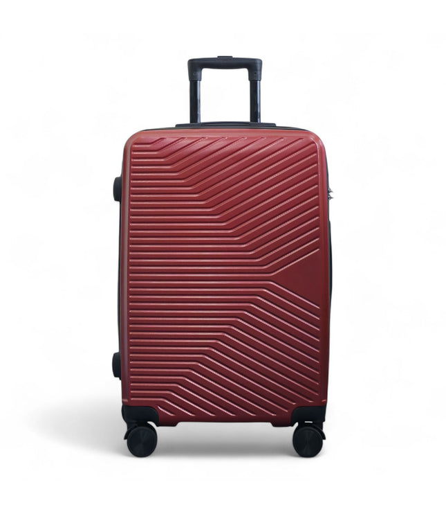 Junee Medium Hard Shell Suitcase in Red