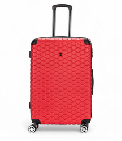 Noda Large Hard Shell Suitcase in Red