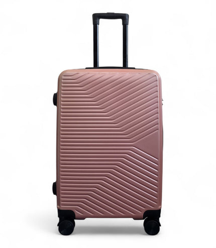 Junee Medium Hard Shell Suitcase in Rose Gold