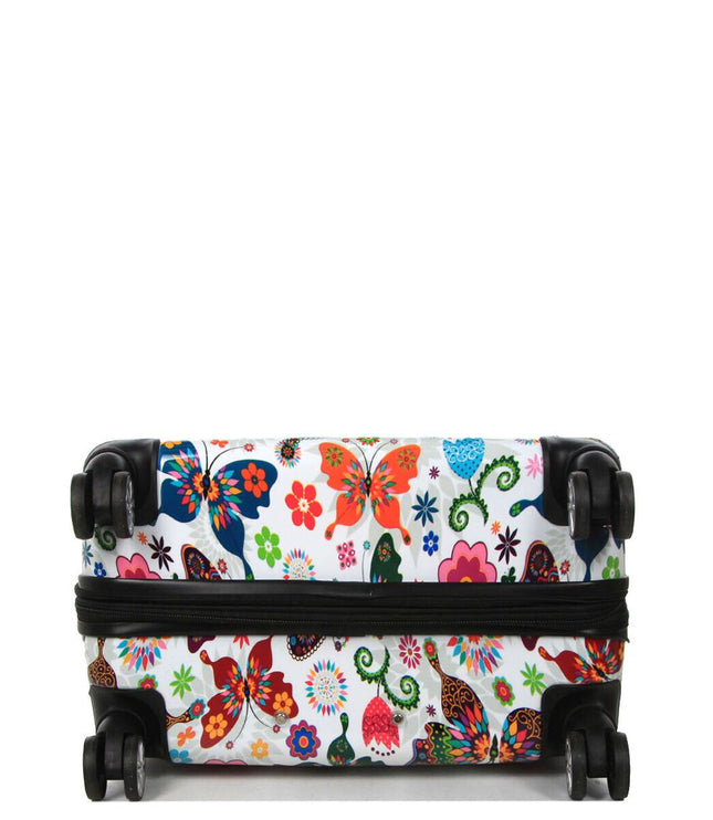 Corbridge Large Hard Shell Suitcase in Butterfly