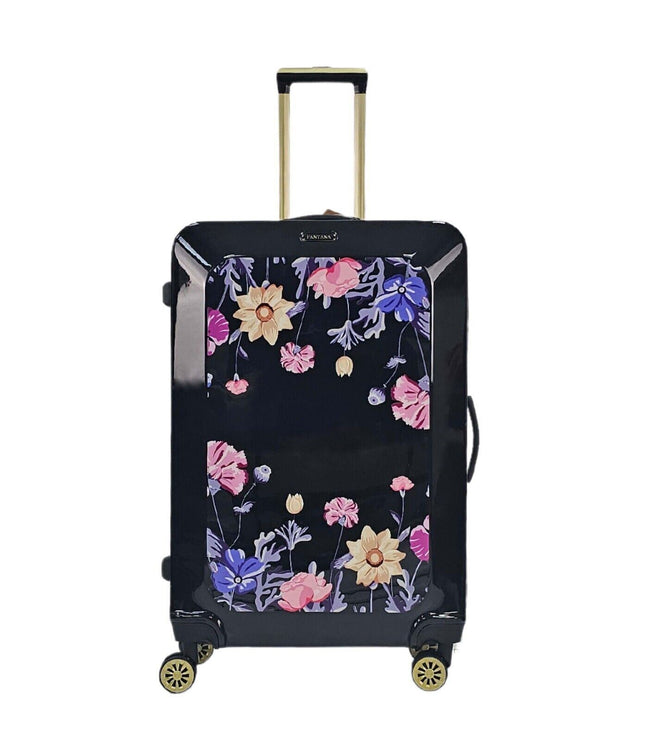 Canvey Large Hard Shell Suitcase in Black