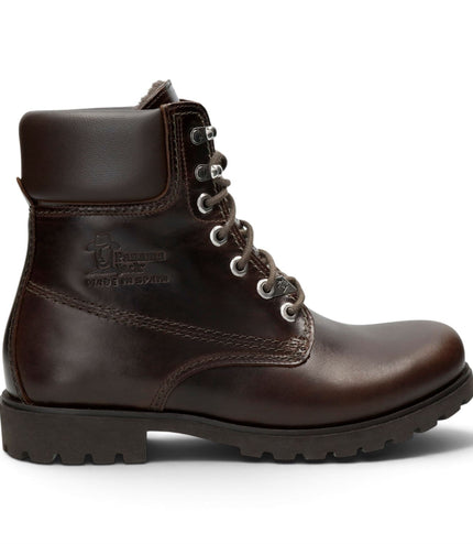 Panama Jack Men's Brown Leather Lace-Up Ankle Boots - PJ03-IGLOO-C45