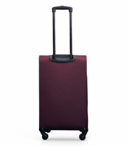 Tahara Medium Soft Shell Suitcase in Wine
